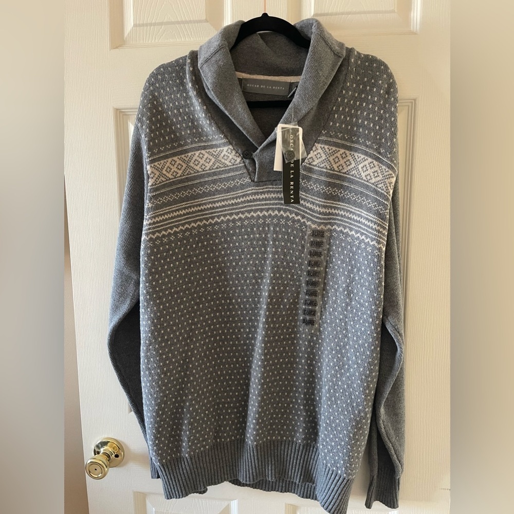 Oscar de la Renta sweater • NWT • Mens XL